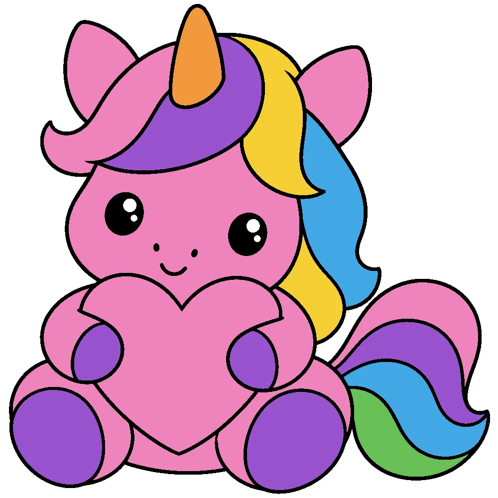 Colored answer: A heart for a friend