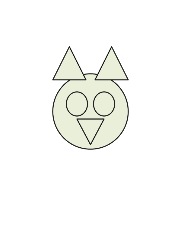 Example arrangement: Build a cat