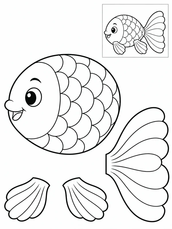 Round pond fish — Gentle curves