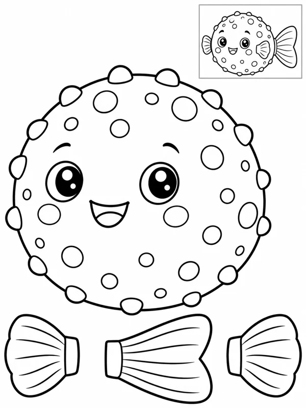 Smiling pufferfish — Gentle curves
