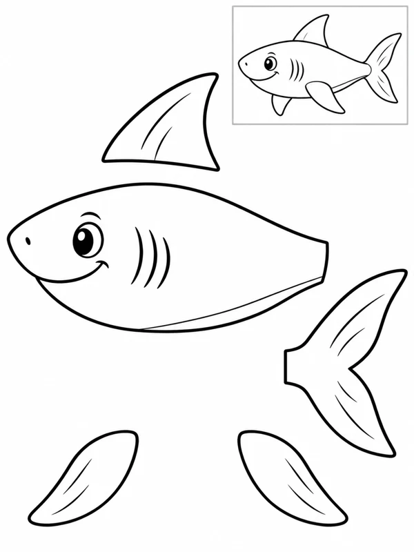 Little shark — Corners and turns