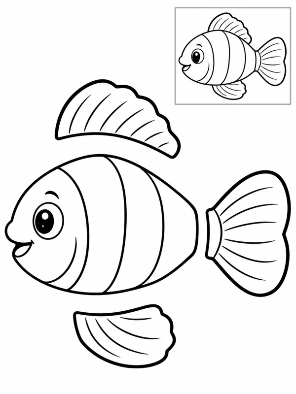Clownfish puzzle — Gentle curves