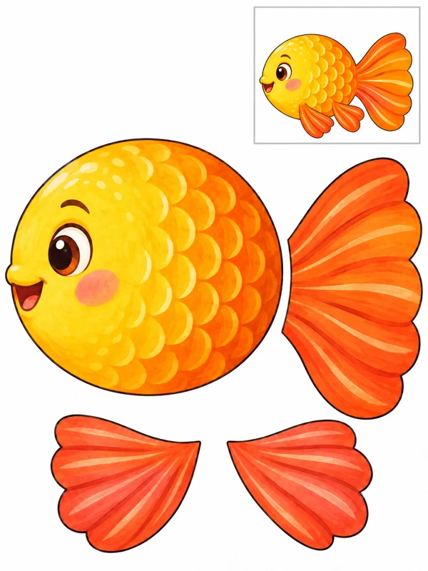 Sunshine fish — Gentle curves
