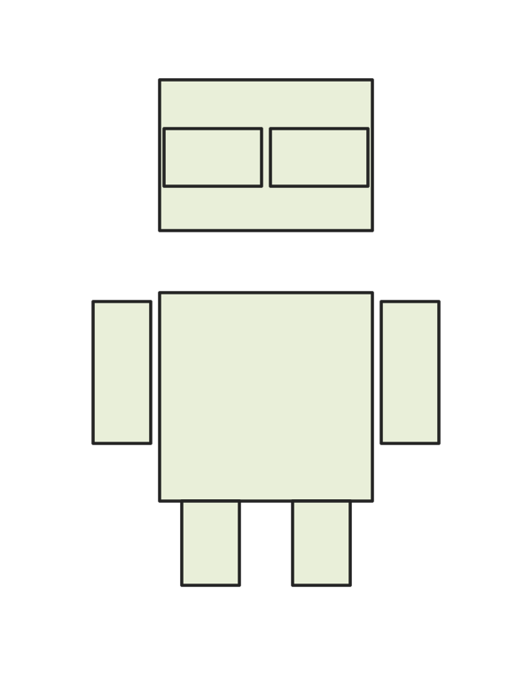 Example arrangement: Build a robot