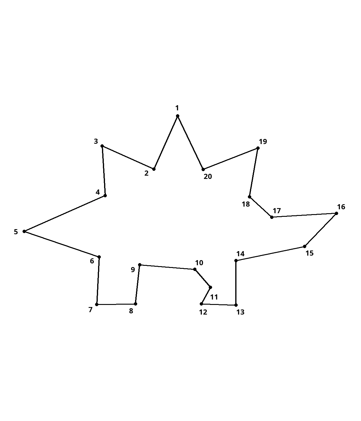 Stegosaurus — 20 dots, answer
